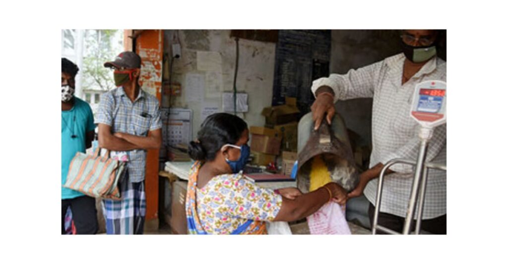 Digital food coupon free ration scheme
