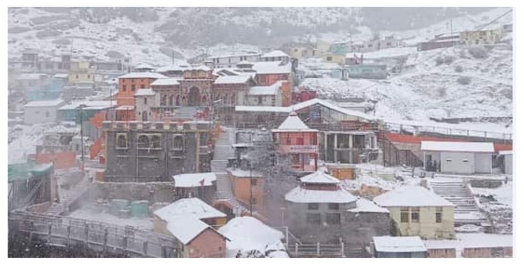 Chamoli snowfall news