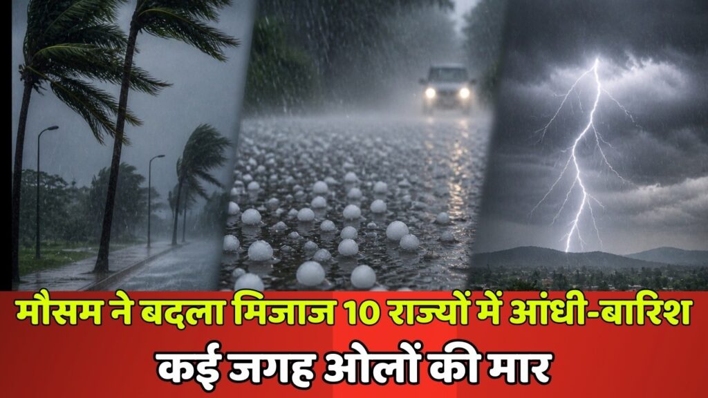 मौसम विभाग का बड़ा अलर्ट: 28 मई से तेज बारिश और तूफान मचा सकते हैं तबाही