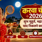 करवा चौथ 2026: शुभ मुहूर्त, भद्रा और चांद निकलने का समय